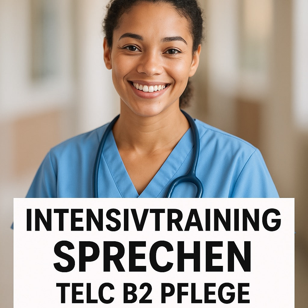 Intensivtraining Sprechen - Telc B2 Pflege