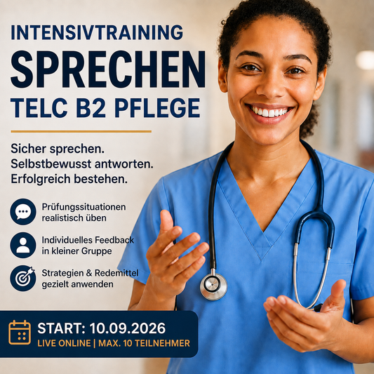 TELC B2 Pflege – Sprechen Intensivtraining